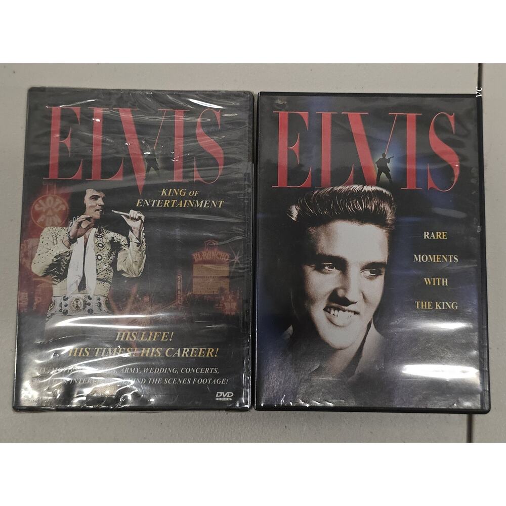 Elvis Presley DVD Lot King of Entertainment Rare Moments NTSC Region 1